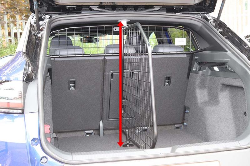 VW ID.4 hunde- / bagasjegitter - med og uten skillevegg