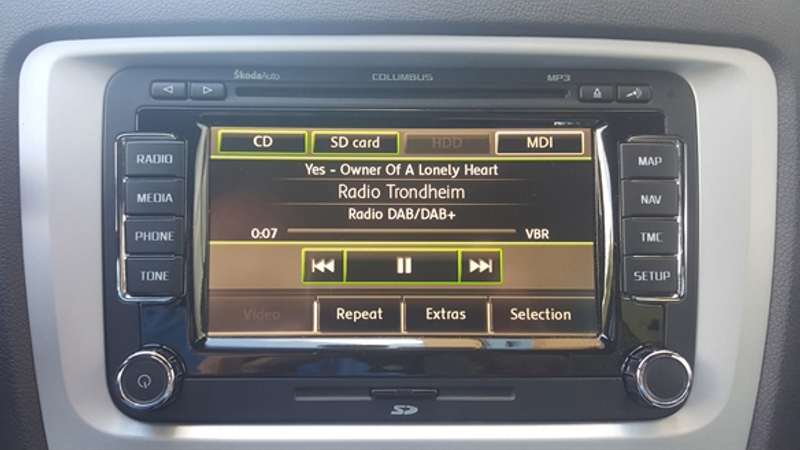 DAB+ Premium helintegrering VW/Skoda