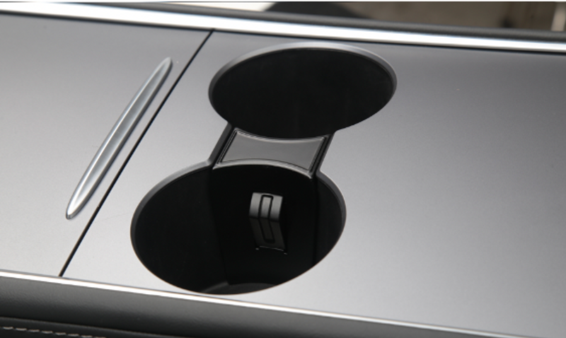 Cup holder insert Tesla Model 3 & Y (2021-->)