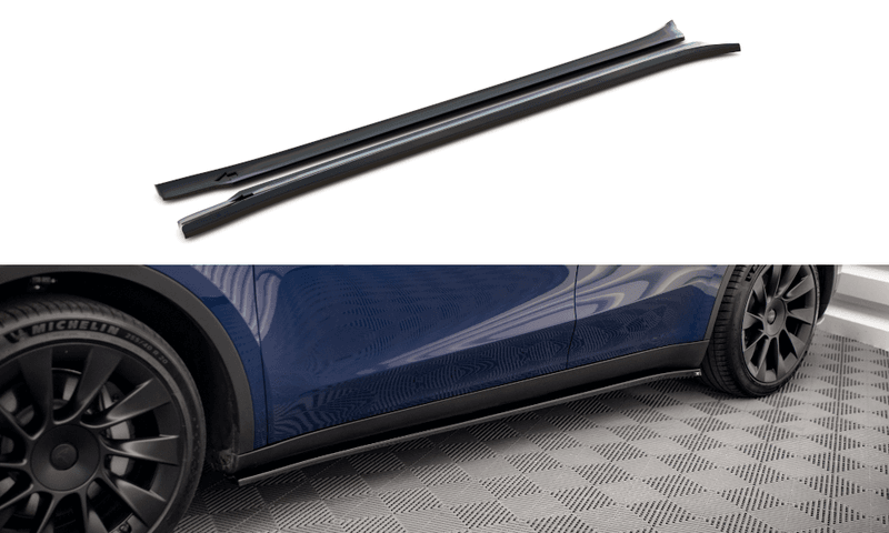 Sideskjørt V.2 - Tesla Model Y - Maxton Design