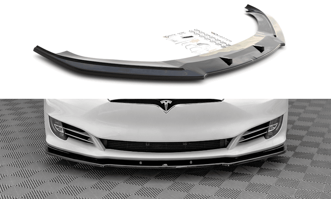 Hovedbilde Front splitter / spoiler Tesla Model S facelift - Maxton ...