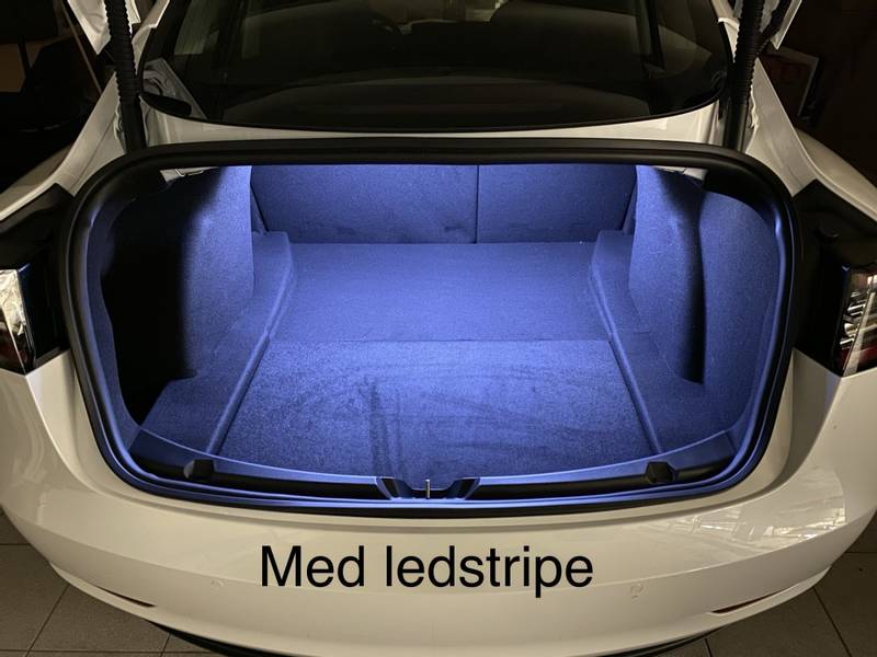 LED strip Trunk - Tesla Model 3