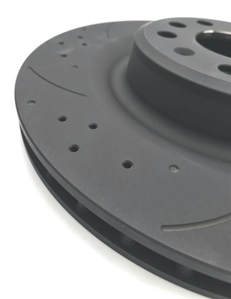 Sport brake disc rotor rear Tesla Model S & X (2013-2021)