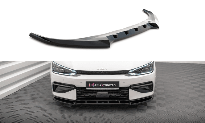 Main Image Fremre splitter / spoiler V.2 - Kia EV6 GT-Line - Maxton ...