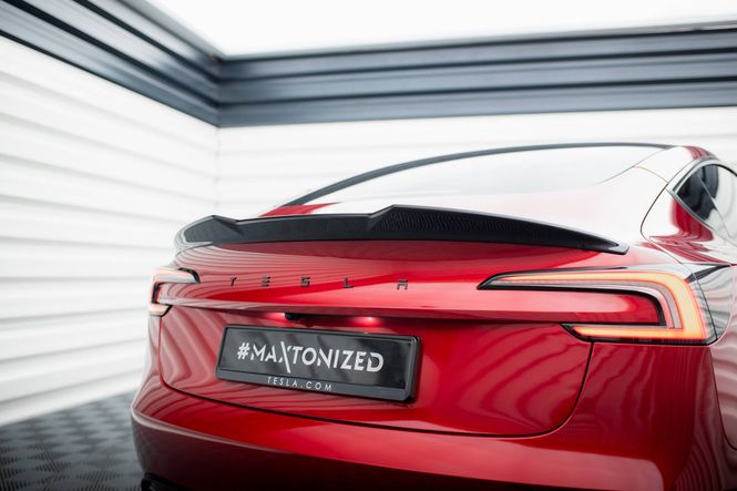 Main Image Spoiler Cap 3D Tesla Model 3 - Maxton Design