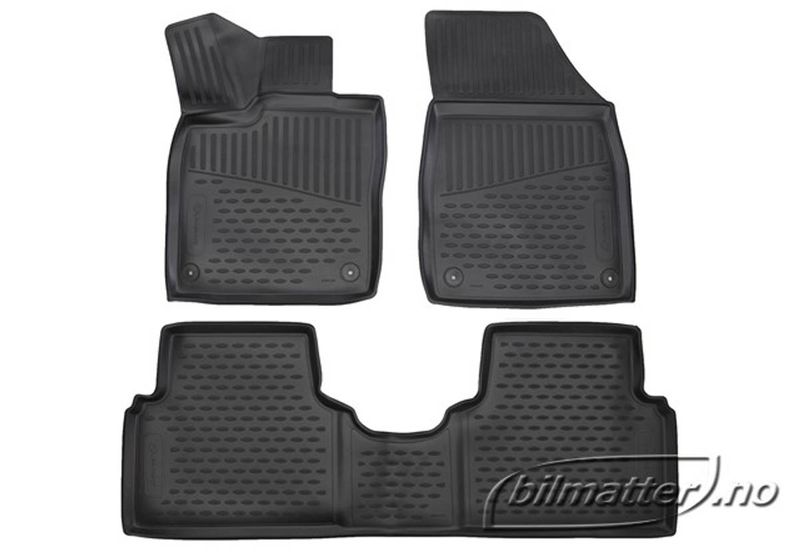 Rubber floor mats with high edge - Fisker Ocean