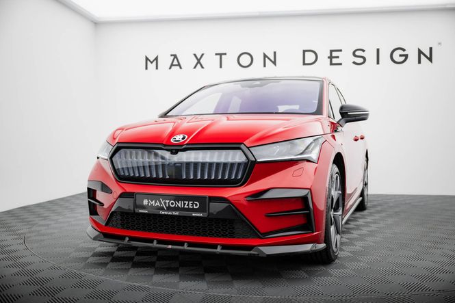Main Image Front splitter - Skoda Enyaq Coupe - Maxton Design