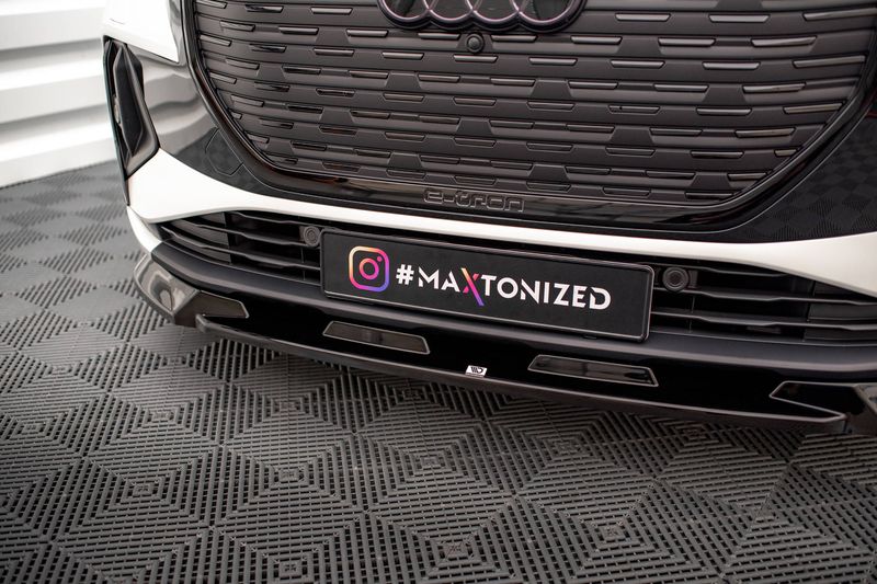 Fremre splitter / spoiler V.1 - Audi Q4 e-tron Sportback 