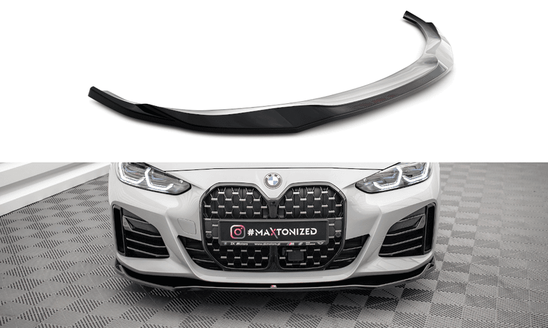 Fremre splitter/spoiler V.1 - BMW I4 - Maxton Design