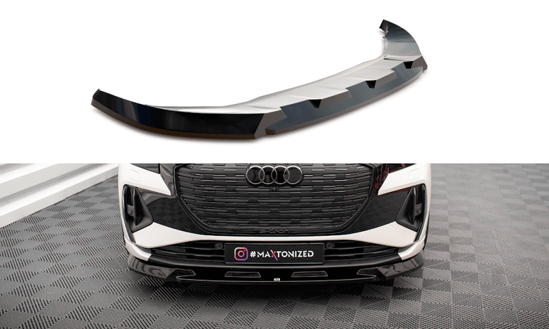 Fremre splitter / spoiler V.1 - Audi Q4 e-tron Sportback 