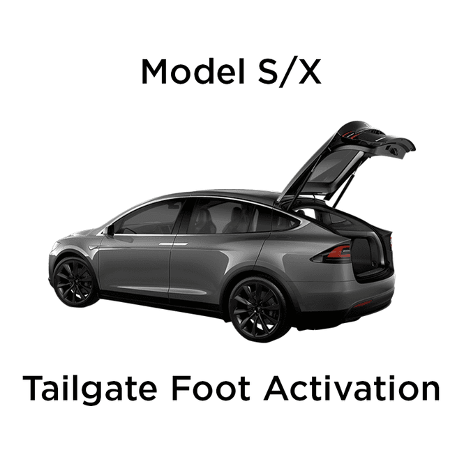 Hovedbilde Tesla Model S & X 2022+ fotsensor trunk